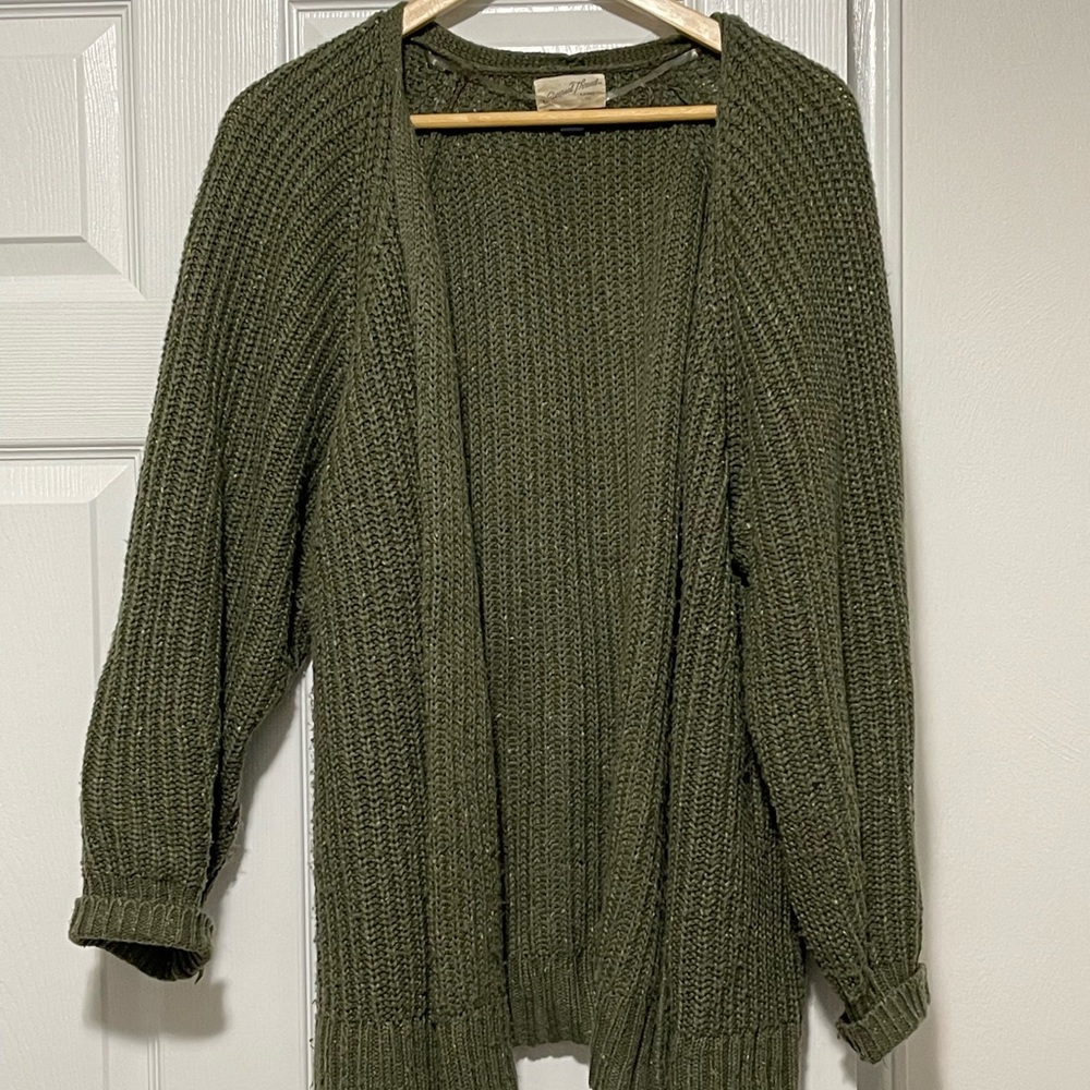 Universal Thread Knit Green Cardigan